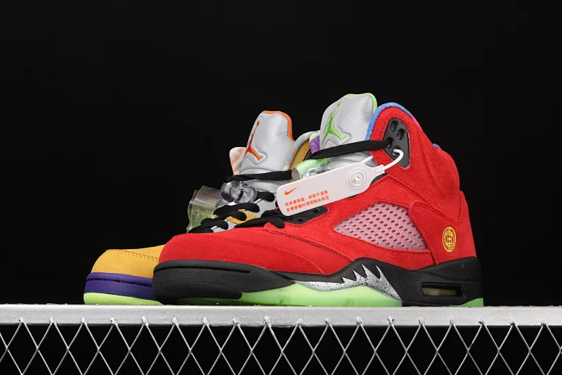 All categories Air Jordan Jordan series basketball shoes Air Jordan 5 J version Air Jordan 5 "What The" AJ5 Joe 5 red and yellow mandarin duck CZ5725-700